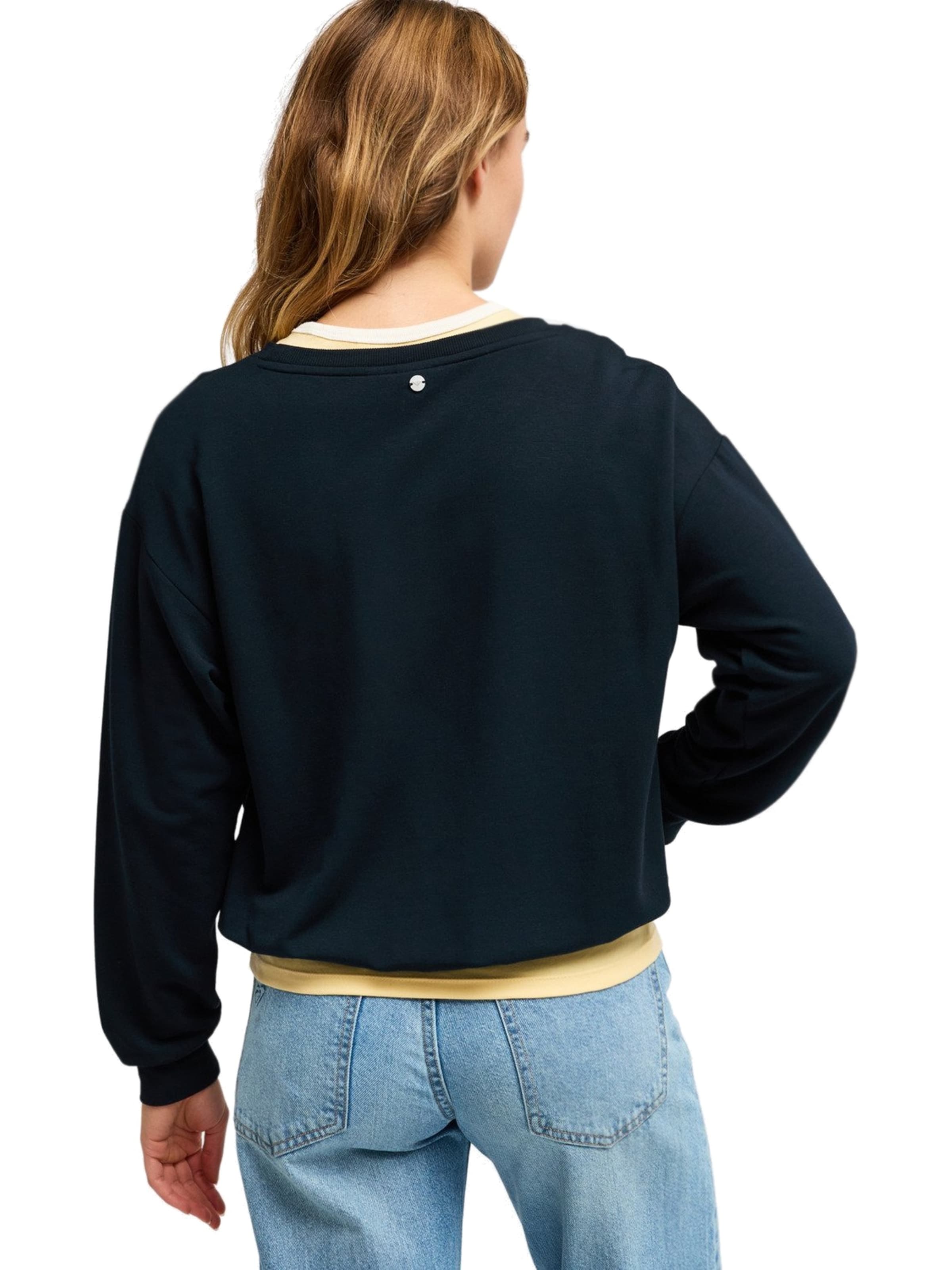 ROXY Sweatshirt 'Surfing By Moonlight'‌‌‌‌‌ in Blau