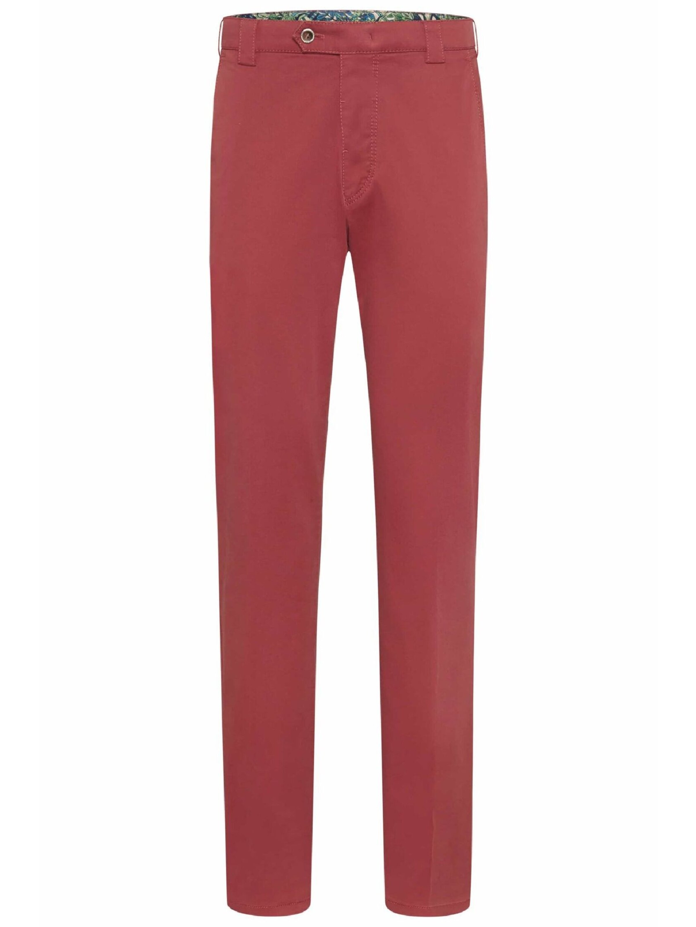 MEYER Regular Chino 'Roma' in Rood: voorkant
