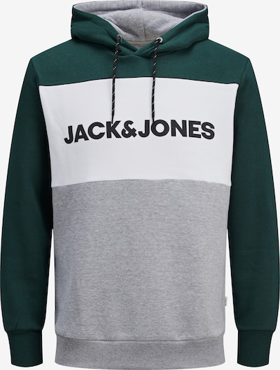L dydžio Megztinis be užsegimo iš JACK & JONES, spalva – tamsiai mėlyna / margai pilka / tamsiai žalia / balta, Prekių apžvalga