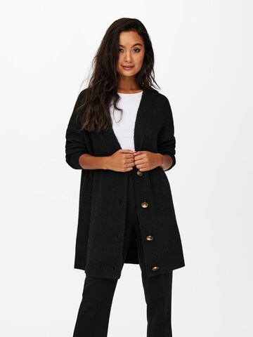 ONLY Strickjacke 'Gabi' in Schwarz: Vorderseite