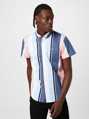 HOLLISTER Slim fit Button Up Shirt in Mixed colors: front