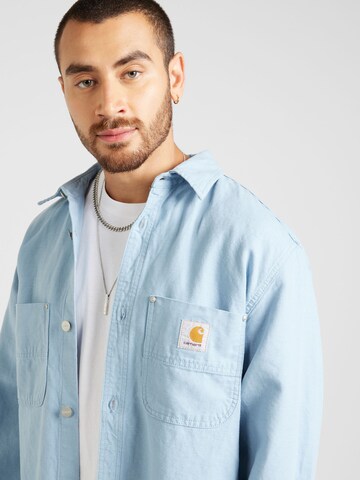 Carhartt WIP Классический крой Рубашка 'Walter' в Синий
