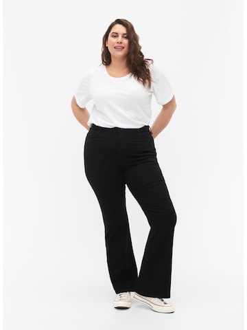 Zizzi regular Jeans i sort