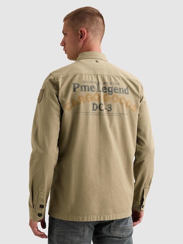 Regular fit Camicia 'Overshirt with back print' di PME Legend in verde