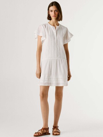 Abito 'Destin' di Pepe Jeans in bianco