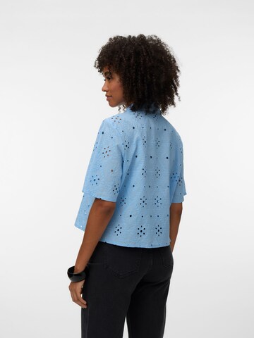 VERO MODA Bluse 'VMEliza' i blå