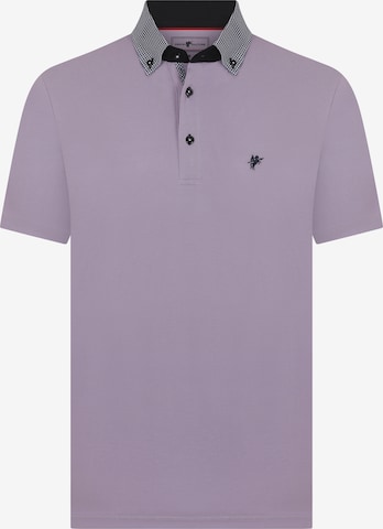 DENIM CULTURE Poloshirt 'Avery' in Lila: predná strana