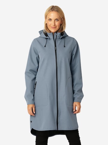 Manteau fonctionnel 'RAIN128' ILSE JACOBSEN en bleu : devant