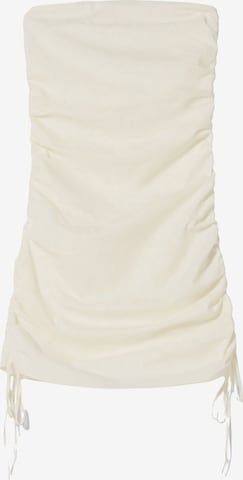 BershkaLjetna haljina - bež boja: prednji dio