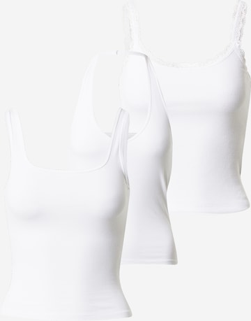 HOLLISTER - Top em branco: frente