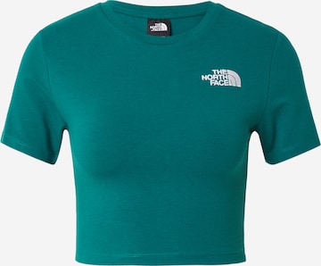 T-shirt THE NORTH FACE en vert : devant