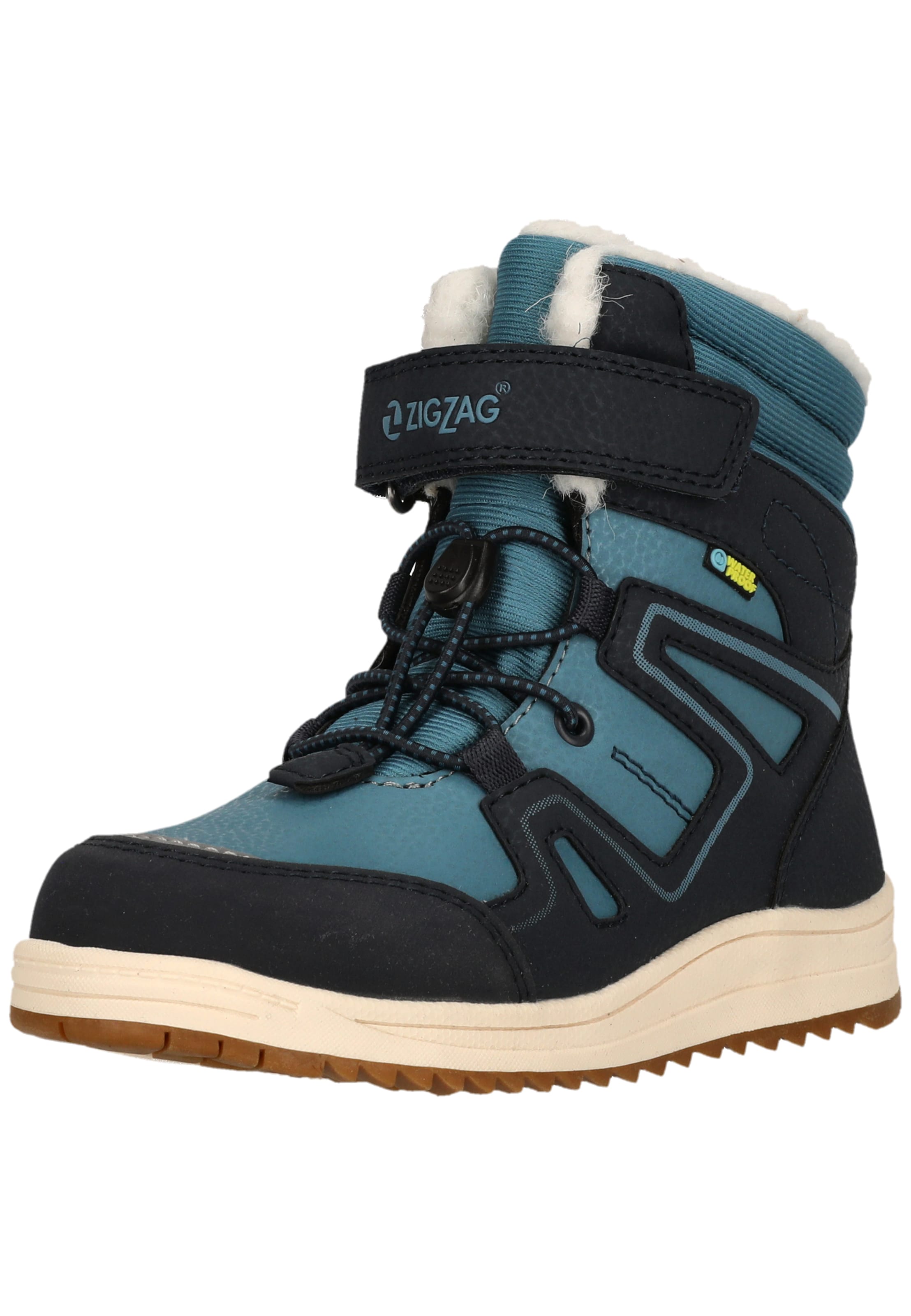 ZigZag Snow boots 'Rincet' in Blue: front