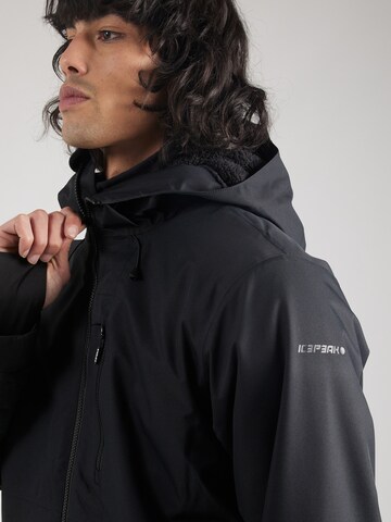 juoda ICEPEAK Laisvalaikio striukė 'CHESTER'