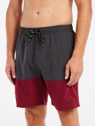 PROTEST Badeshorts 'PRTFreddie' in Rot