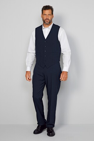 Men Plus Suit Vest in Blue