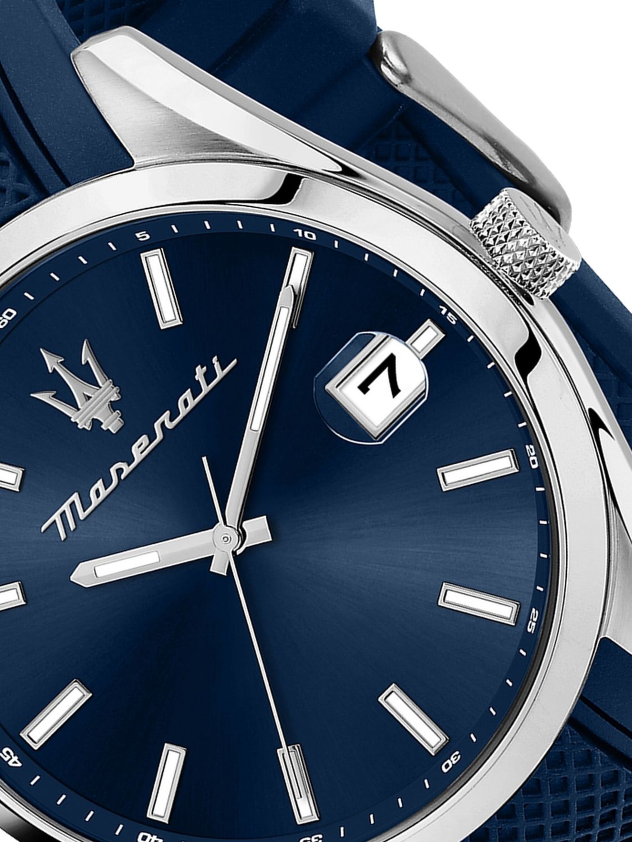 Montre à affichage analogique Maserati en bleu