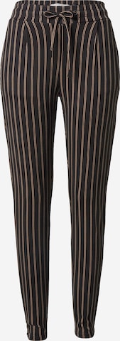 ICHI Slim fit Pants in Black: front