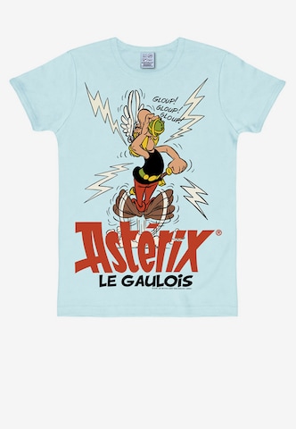 LOGOSHIRT T-Shirt Asterix Magic Poison in Blau