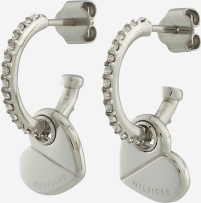 TOMMY HILFIGER Boucles d'oreilles en argent / transparent, Vue avec produit