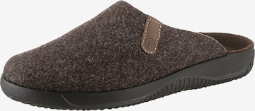 Pantoufle ROHDE en marron : devant