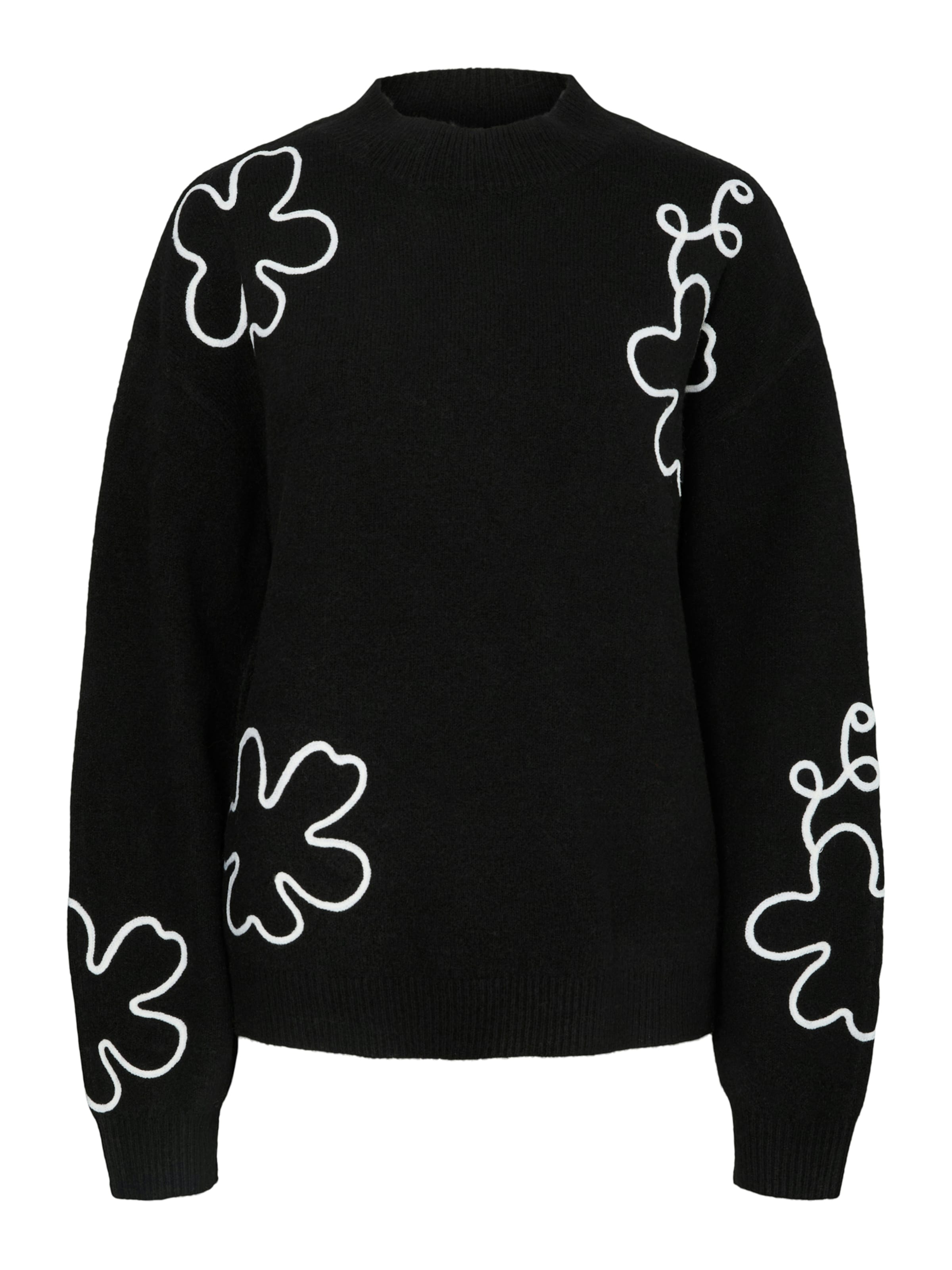 PIECES - Jersey 'PCROSA' en negro: frente