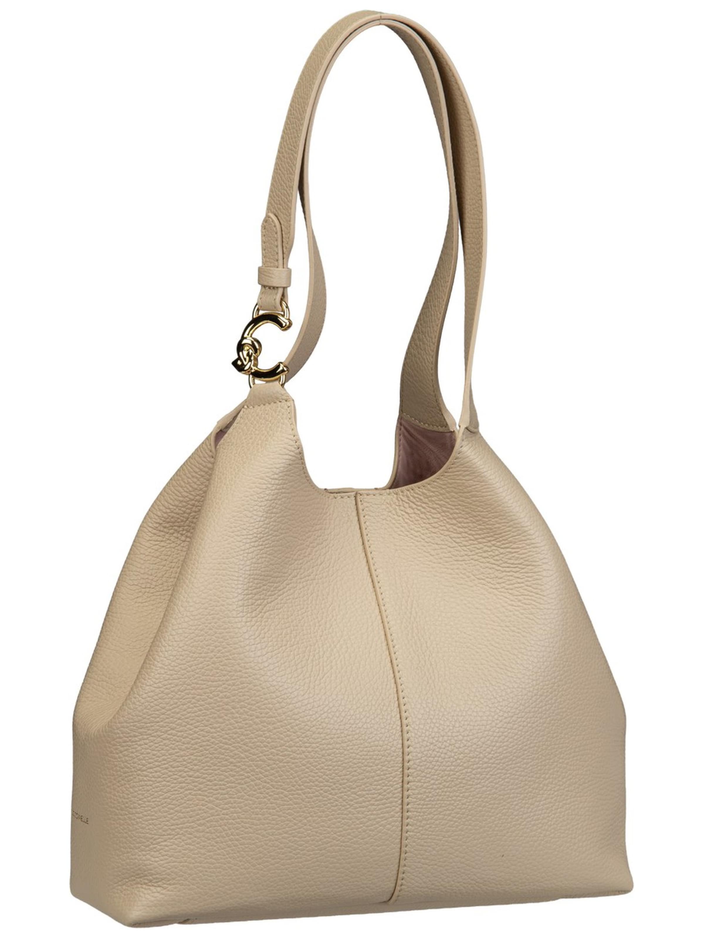 Coccinelle Document Bag 'Easy' in Beige: front