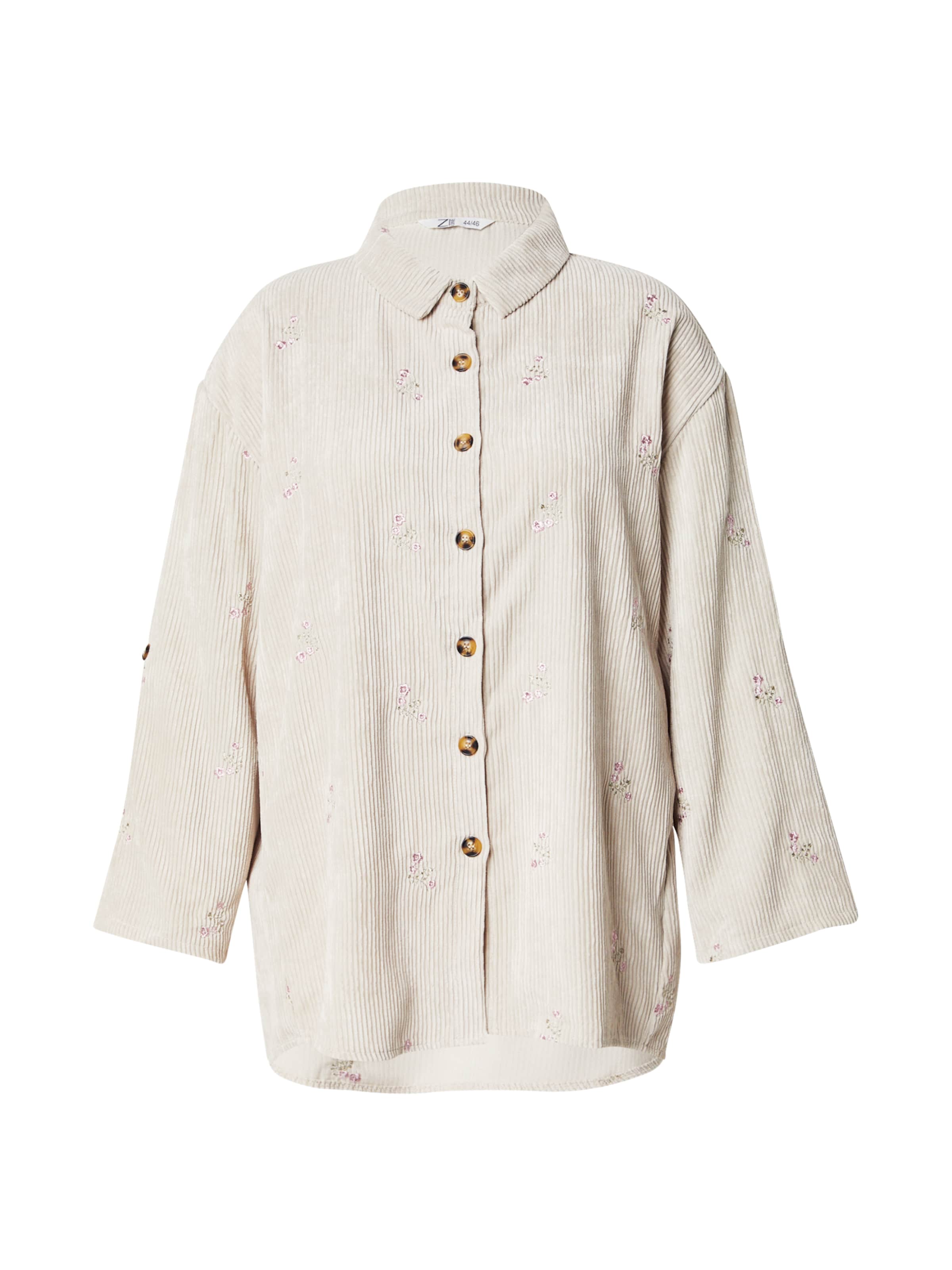 Z-One Blouse &#x27;Ro44bina&#x27; in Beige: front