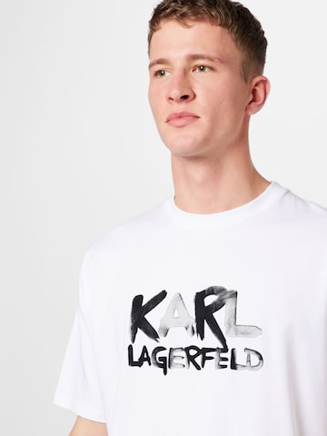 Karl Lagerfeld - Camiseta en blanco