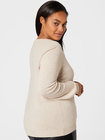 Guido Maria Kretschmer Curvy Sweater 'Maja' in Beige