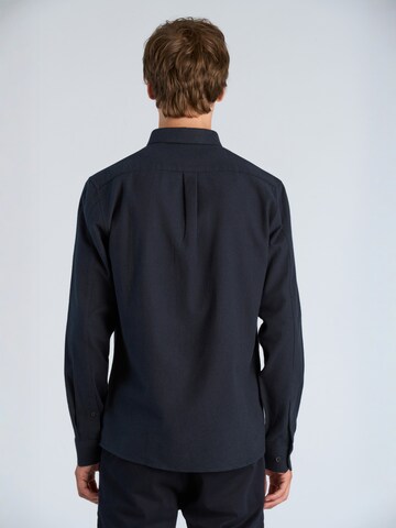 Coupe regular Chemise Lindbergh en bleu