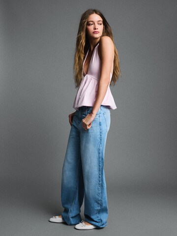 Bershka Top - Ružová