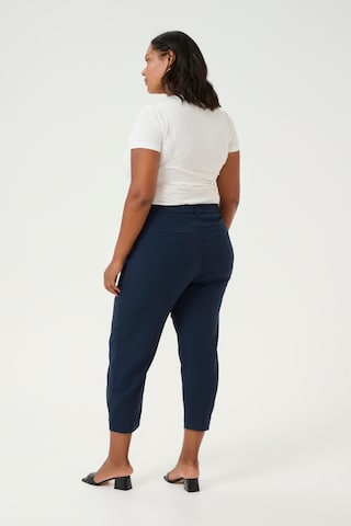 KAFFE CURVE Свободный крой Брюки со складками 'KCmerla' в Синий