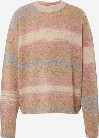 WEEKDAY Sweater 'Daniel' in Brown: front