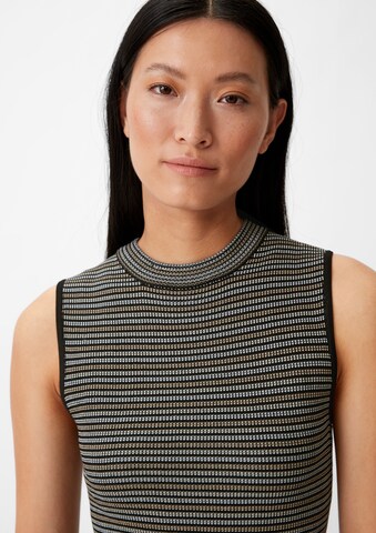 COMMA Knitted Top in Black