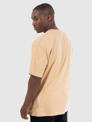 T-Shirt 'Blake' Smilodox en beige