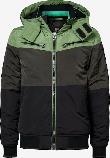 Petrol Industries Winter Jacket in Dark grey / Green / Black, Item view