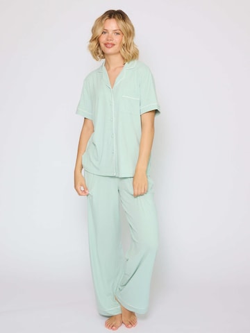 Loungeable Pajama in Green: front