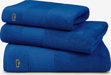 LACOSTE Towel 'L LE CROCO' in Blue