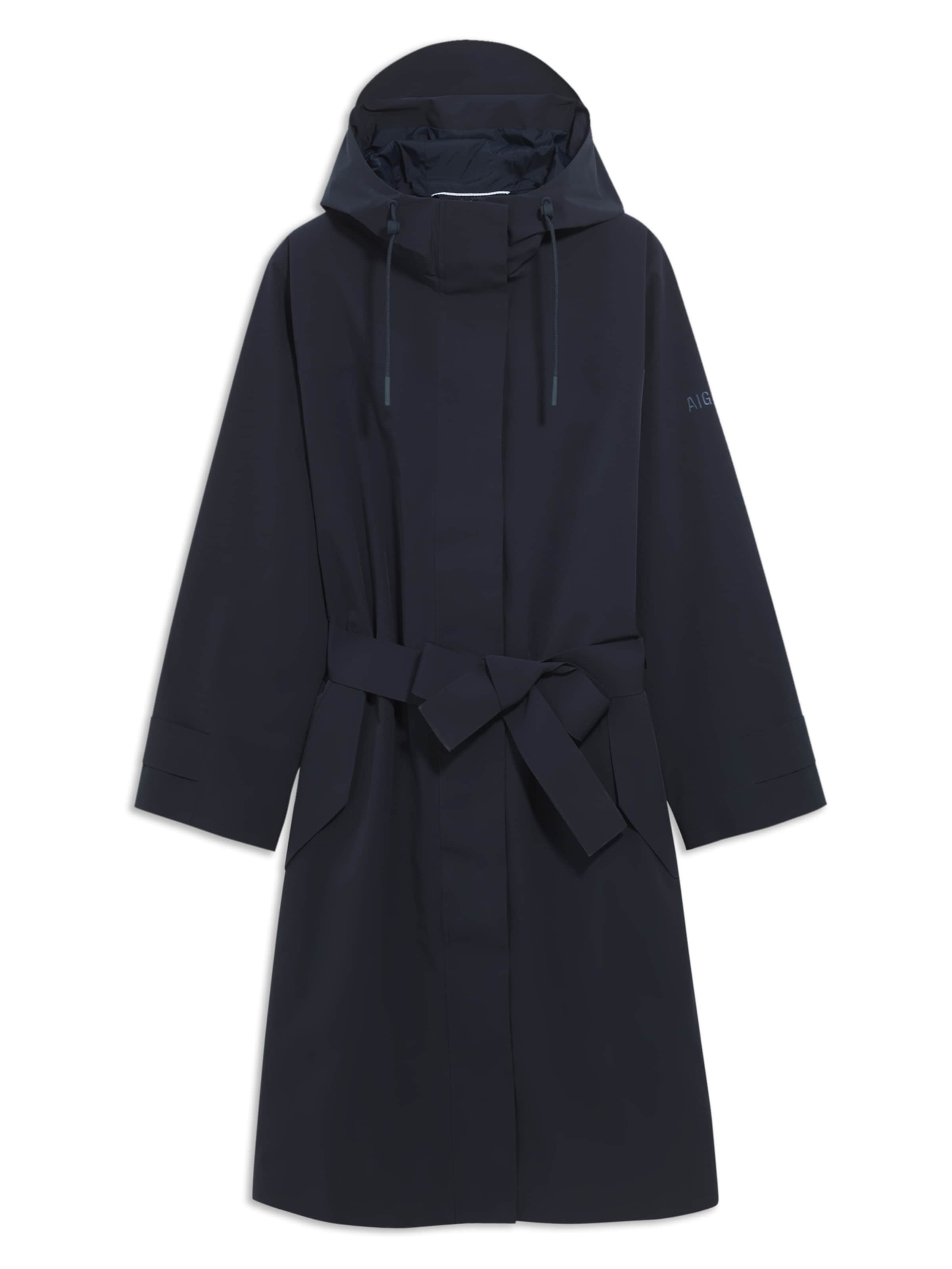 AIGLE Between-seasons coat in Blue: front