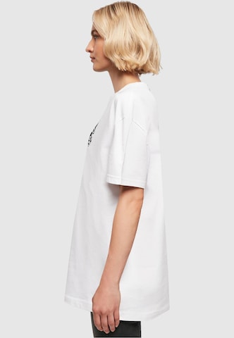 T-shirt oversize 'Flowers Bloom' Merchcode en blanc