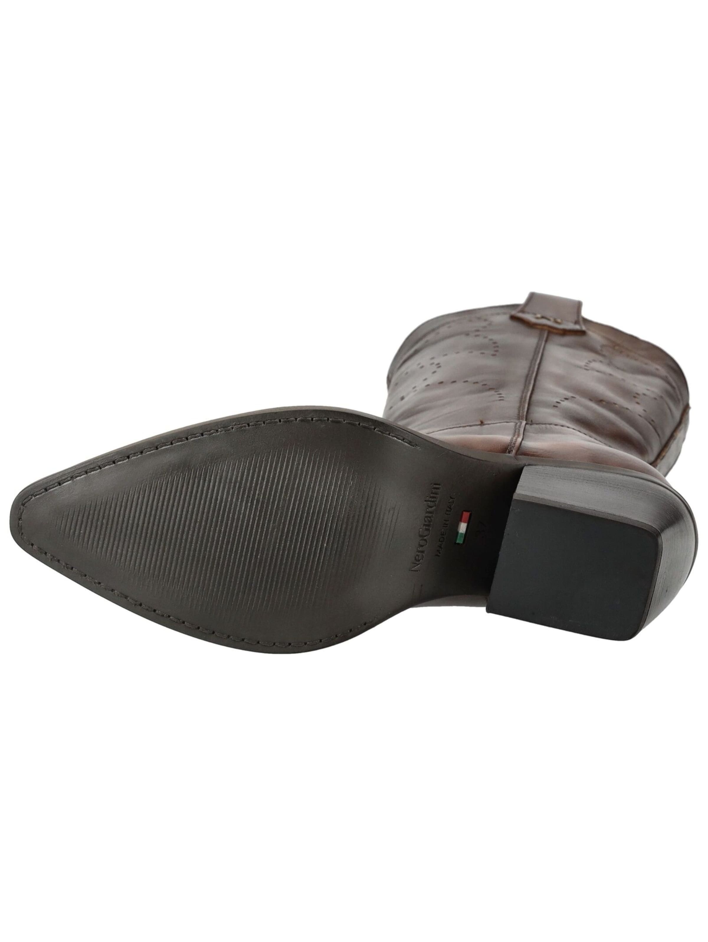 Stivale da cowboy di Nero Giardini in marrone