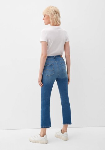 QS Flared Jeans 'Reena' in Blau