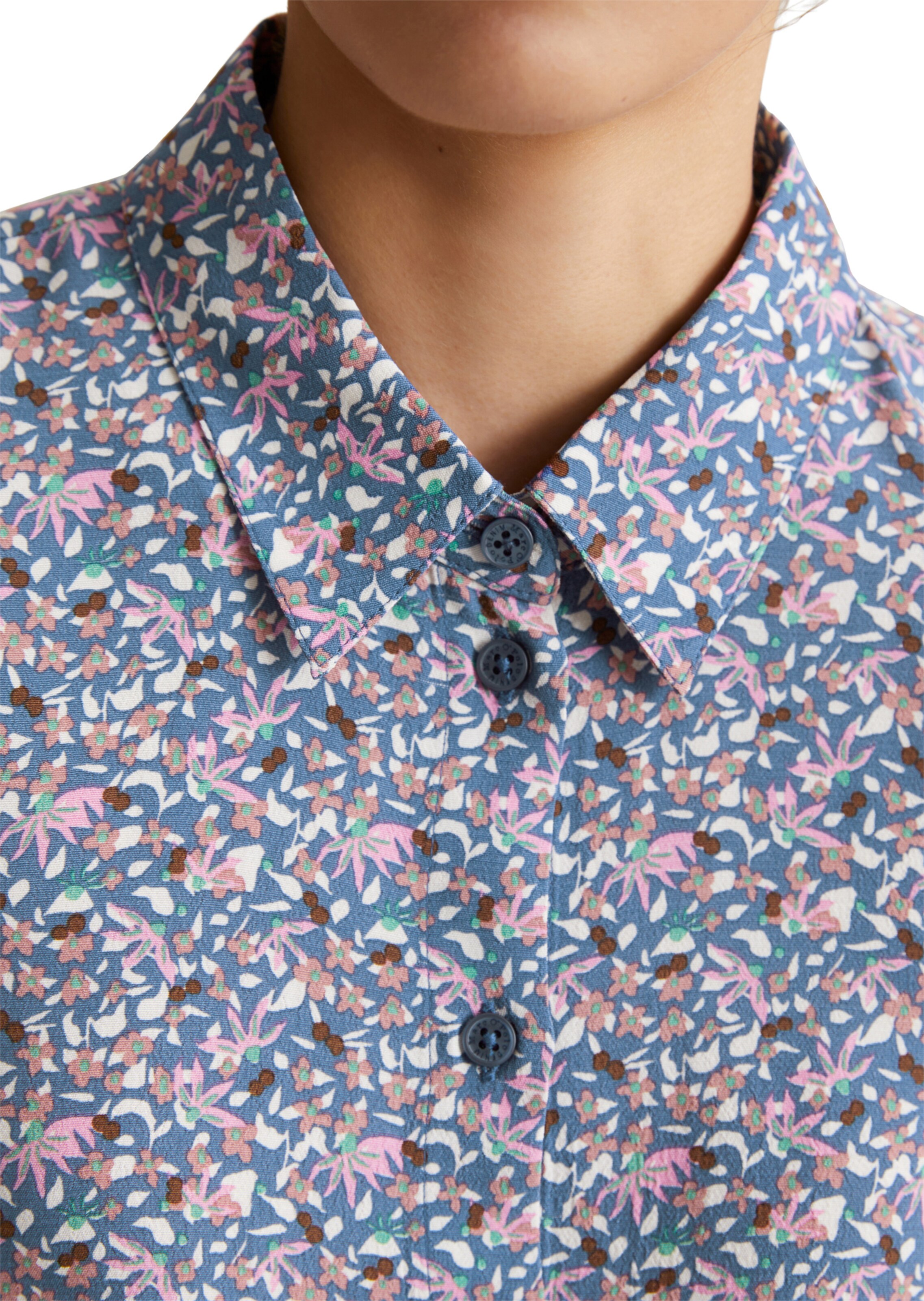 Marc O'Polo DENIM Bluse in Blau