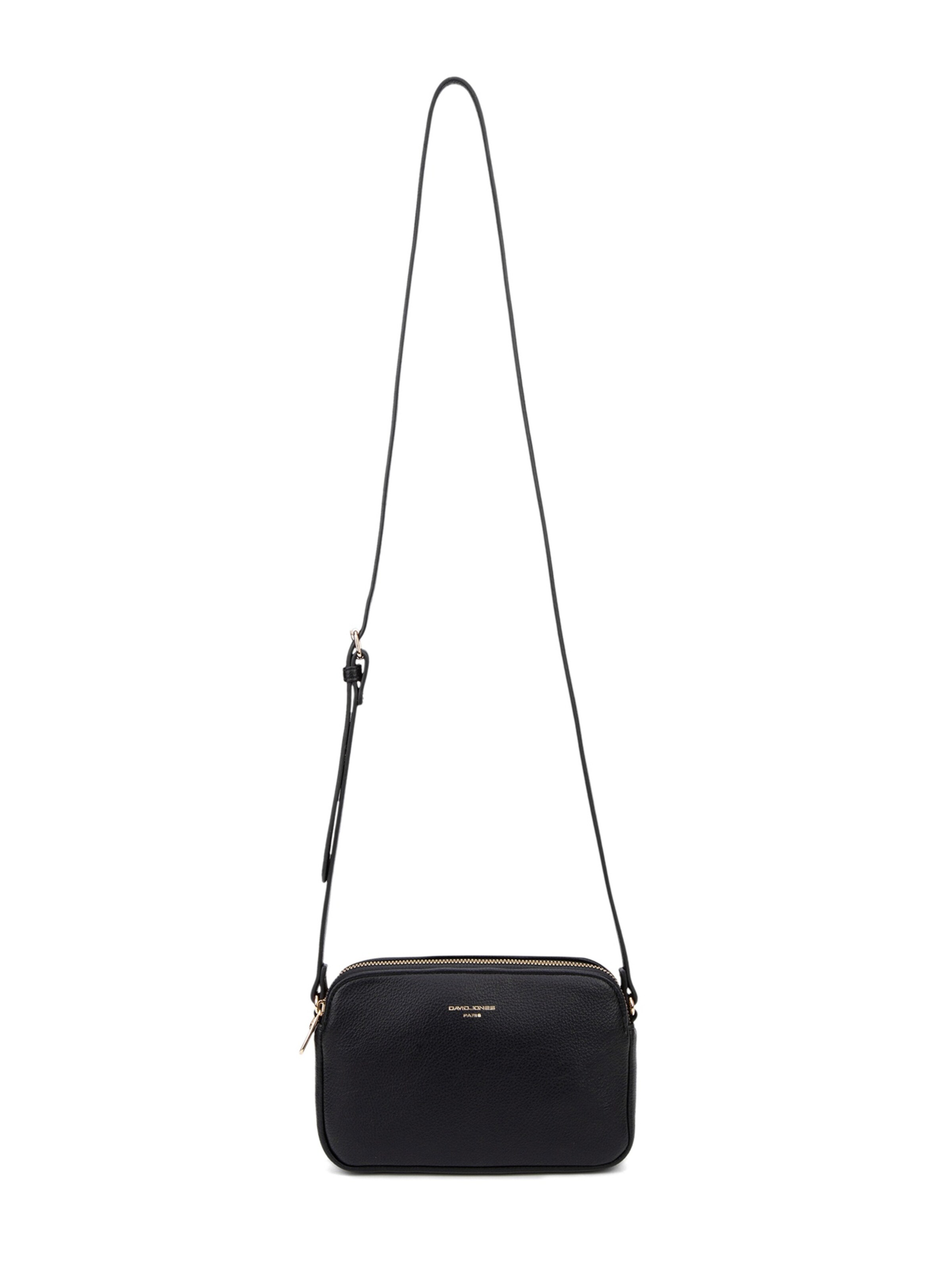 David Jones Schoudertas in Zwart: voorkant
