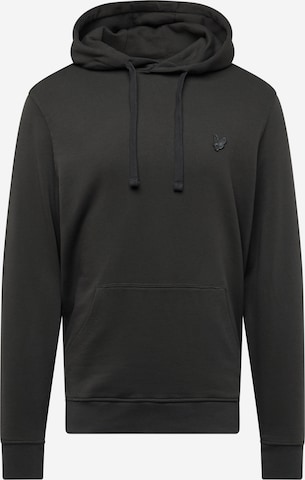 Lyle & Scott - Sweatshirt 'Tonal Eagle' em cinzento: frente