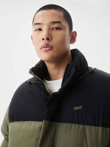 Pull&Bear Between-season jacket in Green