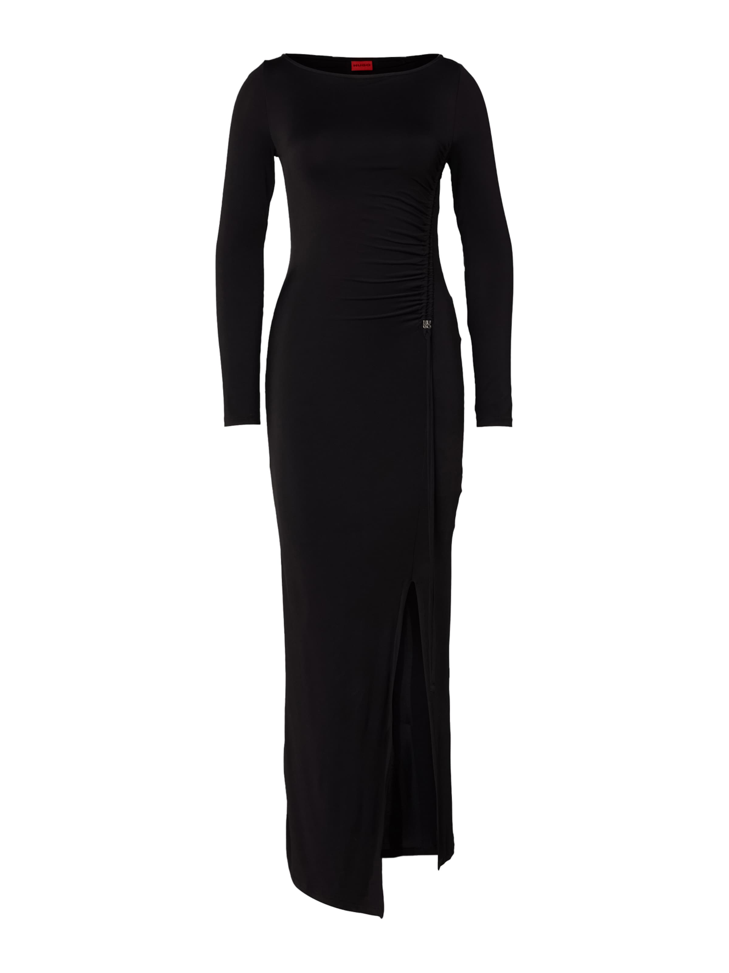 HUGO Φόρεμα 'Narianne' σε μαύρο: μπροστά