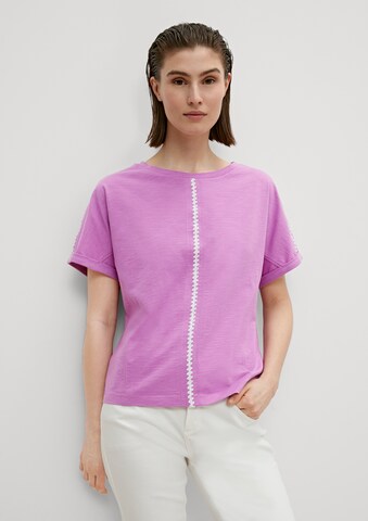comma casual identity Shirt in Lila: voorkant