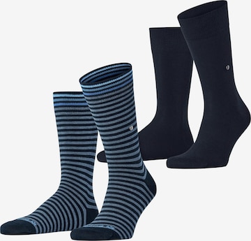 BURLINGTON Socken 'Everyday Stripe 2-Pack' in Blau: Vorderseite