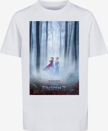 T-Shirt 'Frozen 2' F4NT4STIC en blanc : devant